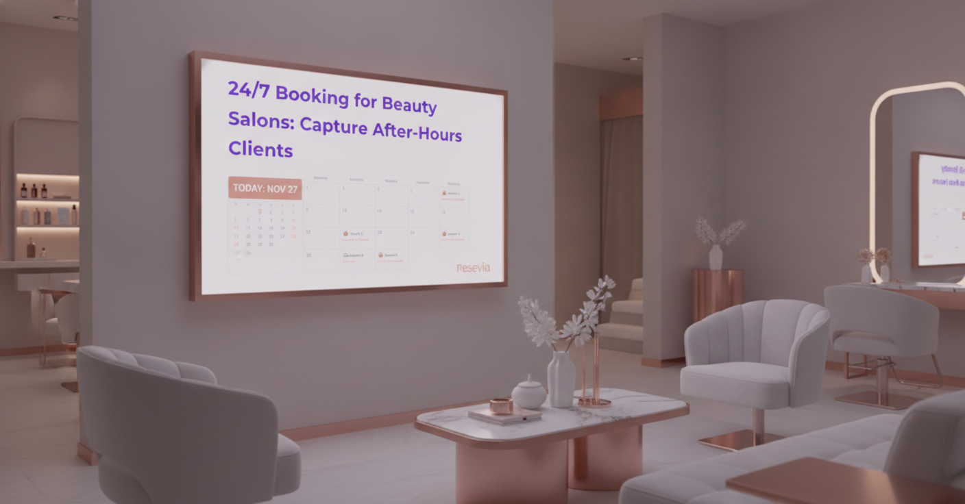 24/7 Booking for Beauty Salons: Capture After-Hours Clients